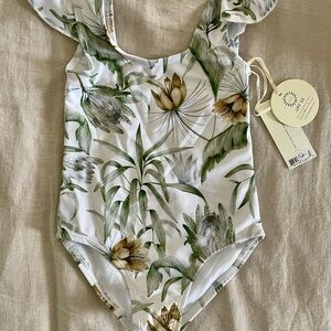 Rylee + Cru Floral One-Piece Swimsuit